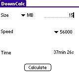 DownCalc Screenshot 